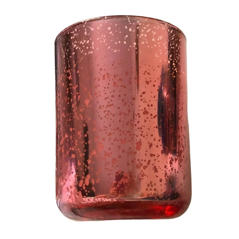 DW Decoware Inc Mandarin Lemon Pink Mercury Glass Candle 7.86 Oz NEW